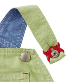 MIKI HOUSE HOT BISCUITS 【ミキハウス】【70-100cm】６分丈オーバーオール