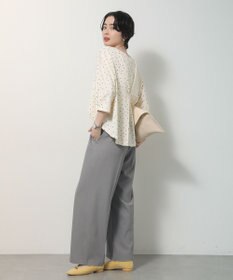 Green Parks きれシルストレートワイドパンツ