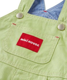 MIKI HOUSE HOT BISCUITS 【ミキハウス】【70-100cm】６分丈オーバーオール