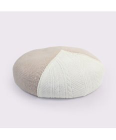 ATRENA 【日本製】カシミヤ混ケーブル掛け合わせベレー