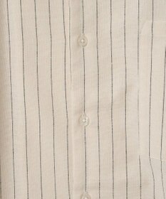 WEGO 【ユニセックス着用アイテム/手洗い可/SETUP可】リネンレーヨンオープンカラーシャツ（S）