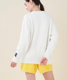 une nana cool MADE WITH 阪神タイガース やわらかモフモフプルオーバー＆ハーフパンツセット