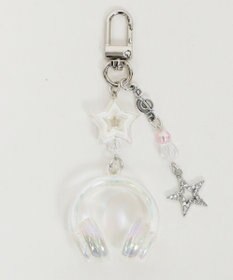 WEGO オーロラクリアヘッドホンキーホルダー