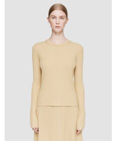 JOSEPH 【洗える】シルクブレンド　ラウンドネックニット