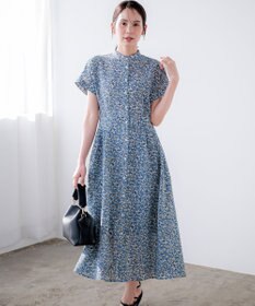 組曲 【先行予約】フラワーガーデンプリント ワンピース