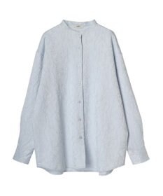 earth music&ecology フラワージャガードシャツ