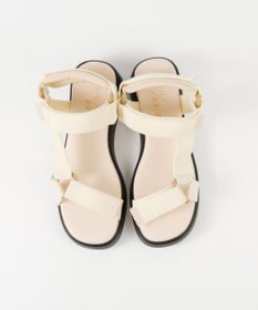 BONTRE 【pied du lapan/ピエドラパン】厚底ベルクロスポーツサンダル/50752ZI