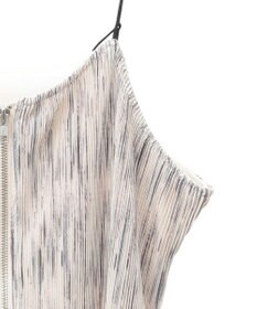 Green Parks ・ＥＬＥＮＣＡＲＥ　ＤＵＥ　フロントＺＩＰプリーツワンピ