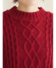 CRAFT STANDARD BOUTIQUE ケーブルニットドッキングスウェット