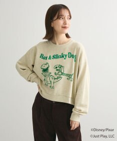 Green Parks トイストーリー／立体ロゴショートプルオーバー
