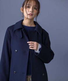 組曲 ライトビーバー トレンチライク ロングコート