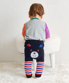 MIKI HOUSE HOT BISCUITS 【70-100cm】 顔ドン のびのび ベビースパッツ