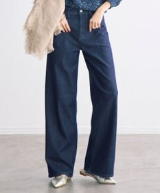 自由区 ウスカルデニムワイドストレート パンツ インディゴ