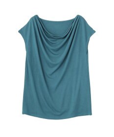 YECCA VECCA 【接触冷感】ドレープカットトップス