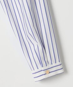 J.PRESS LADIES ストライプジャージー ピンタック カットソー