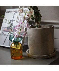 PRESENTERS ROOM amabro / TWO TONE VASE Circle(Green×Yellow)