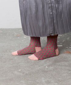 TRICOTE バンピーメッシュドットソックス