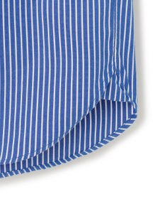 J.PRESS YORK STREET 【UNISEX】ストライプ バンドカラーシャツ