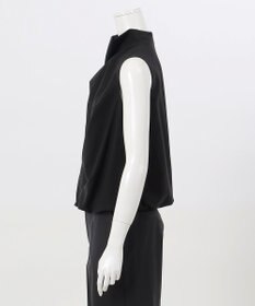 23区 L 【エステータ】コットンダブルクロス ノースリーブブラウス