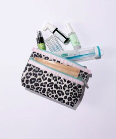 LeSportsac COSMETIC CLUTCH/ニュートラルレオパード/ライラック