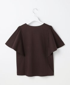 ANY SIS S 【シルクタッチさら魅せTシャツ】袖フレア プルオーバー