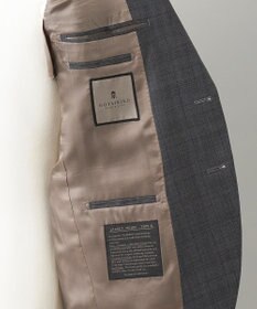 GOTAIRIKU 【Loro Piana Fabric】365 通年スーツ(グレーー×格子)