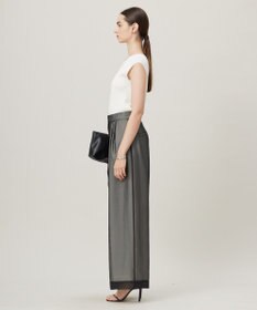 ICB 【洗える】オーガニックコットンリブ ノースリーブニット