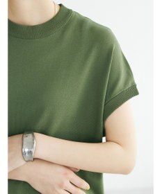 CRAFT STANDARD BOUTIQUE ＵＶカット接触冷感半袖ニットチュニック