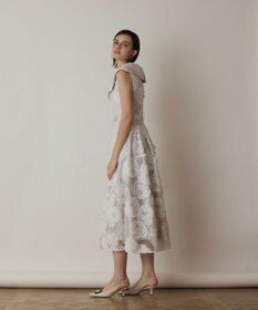GRACE CONTINENTAL ローズ刺繍ワンピース