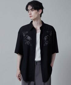 WEGO TRフラワーモチーフシャツ（S）