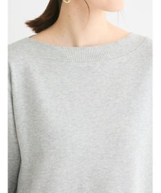 Green Parks ボートネックラメミニ裏毛プルオーバー