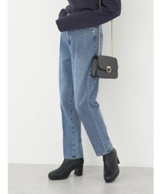 earth music&ecology センタープレスデニムパンツ