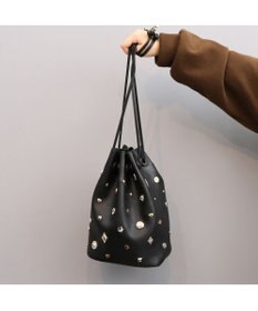 UNBILLION カカトゥ kakatoo / WEB限定ビジューミックスチャーム ドロストバッグ