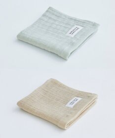 SHINTO TOWEL ランダムガーゼ ハンドタオル2枚セット