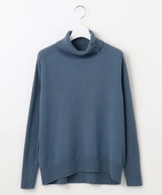 J.PRESS LADIES L 【洗える】SOFT TOUCH WOOL リブ切り替え ニット