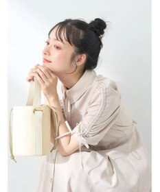 earth music&ecology 袖ドロストシャツワンピース