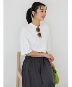 AMERICAN HOLIC モックネック５分袖カットプルオーバー