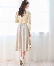 Feroux 【セットアップ対応】春ツイード フレアスカート