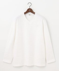 JOSEPH ABBOUD 【キングサイズ・オーガニックコットン】リンクスボーダーTシャツ