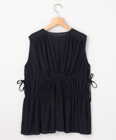 組曲 【先行予約】シアーリンクルクロス ティアードブラウス