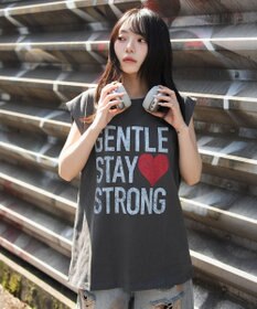 WEGO 【ユニセックス着用ITEM/MLサイズ展開】グラフィックBIGノースリーブ