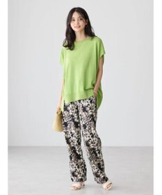 AMERICAN HOLIC 前振りニットフレンチスリーブプルオーバー