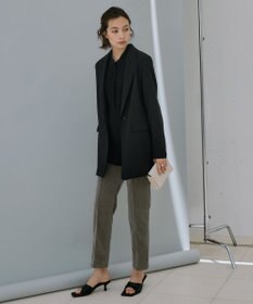 ICB 【洗える】 コーデュロイ テーパードパンツ