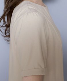 Tiaclasse 【新色追加・洗える】サイドプリーツチュニックブラウス