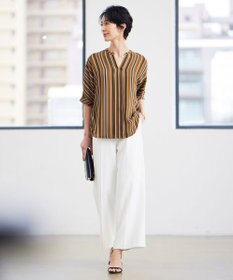 ICB 【洗える】 シェルタリングドライオックス ワイドパンツ