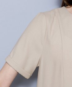 Tiaclasse 【新色追加・洗える】サイドプリーツチュニックブラウス