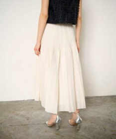 GRACE CONTINENTAL オーガンジープリーツスカート