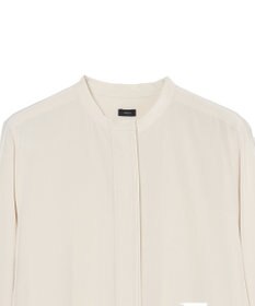 JOSEPH 【WEB&OUTLET限定・洗える】テックデシン　モロカンネックブラウス