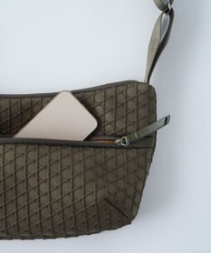 MIYABIYA LAQUOH【撥水加工】篭目柄エンボスボンディングショルダー