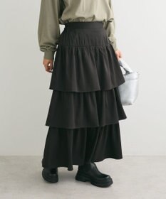 Green Parks ・ＥＬＥＮＣＡＲＥ　ＤＵＥ　ティアードロングスカート